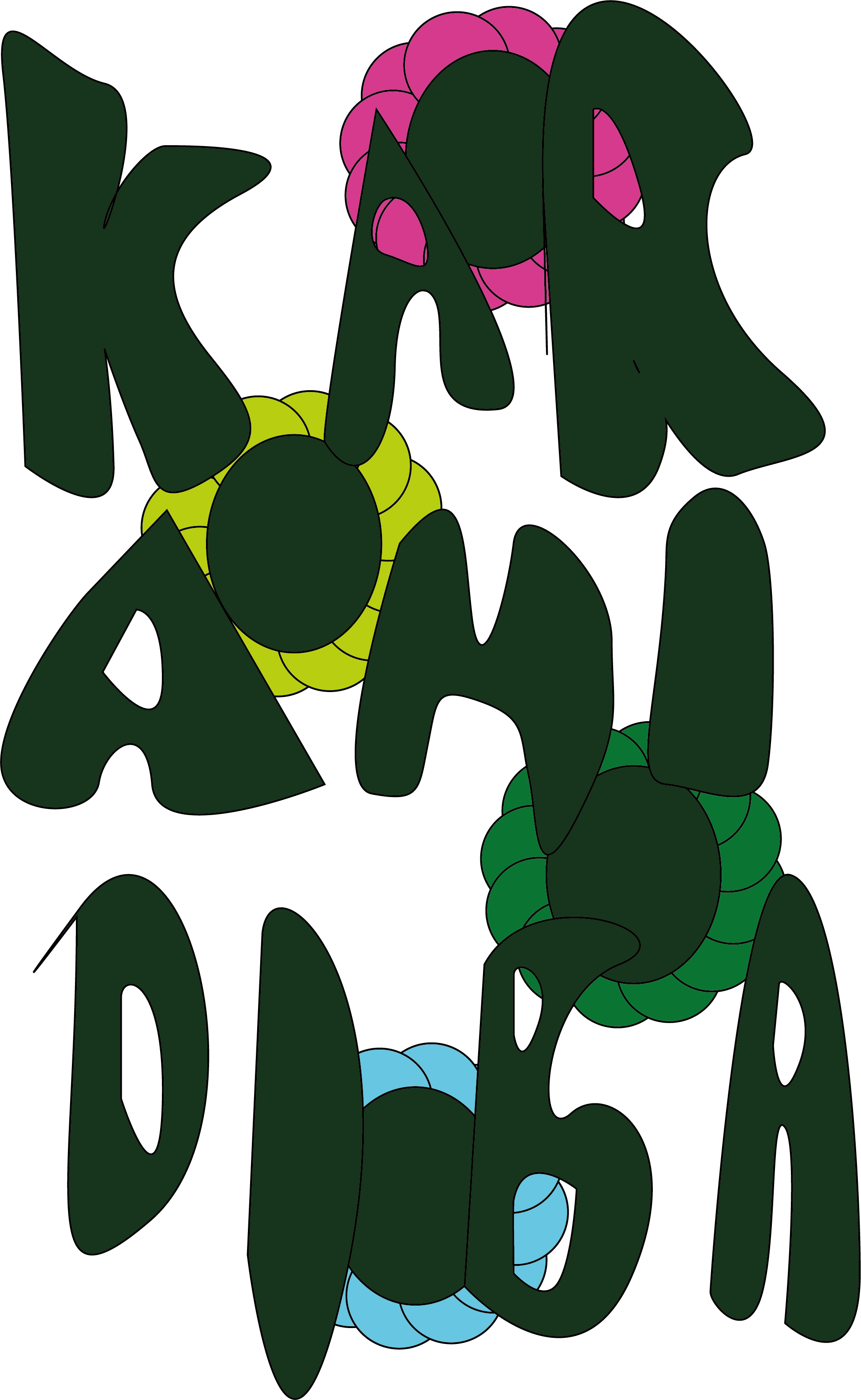 Karahindibağ original illustrated logo